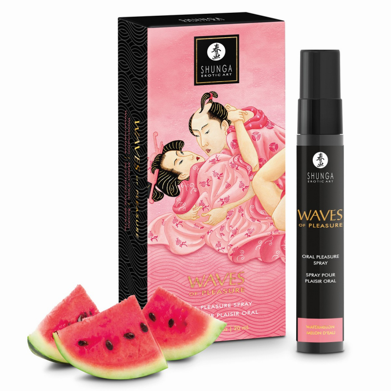 Спрей для глубокого минета "Shunga Waves of Pleasure" с ароматом и вкусом арбуза, 20ml 