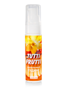 Гель "Tutti-Frutti" с ароматом и вкусом ванильный пудинг, 30ml 